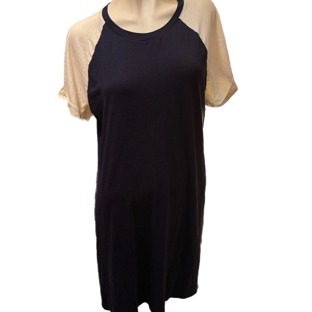 GAP Navy Crewneck Short Sleeve Dress